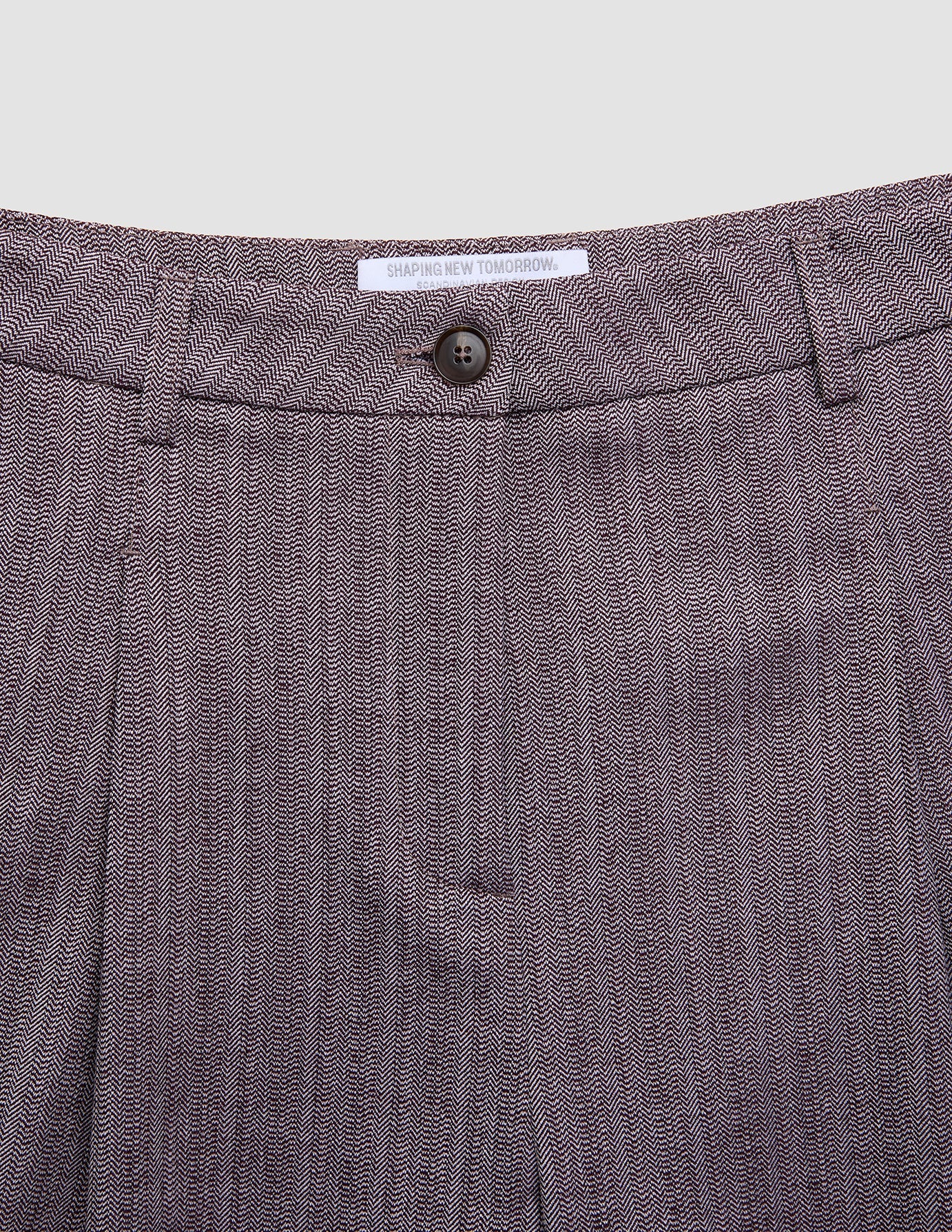 Women Serene Pants Wide Pink Winery Herringbone